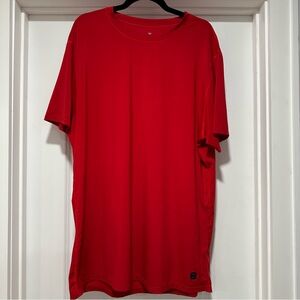 American Tall Men's Red Athletic Performance T‑Shirt Size XLT Extra Large Tall